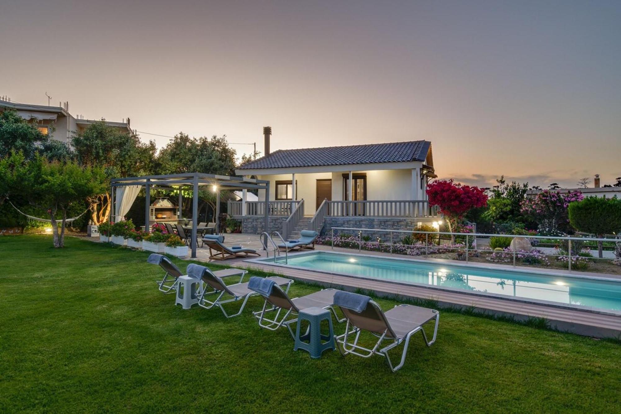 Santy Villa - Gerani Йеранион Экстерьер фото